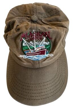 Brown Embroidered Alaskan Amber Beer logo Cap